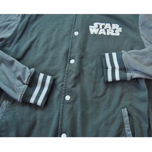 Star Wars Varsity Jacket Full Button Up Medium (No Tag) - Picture 4 of 10